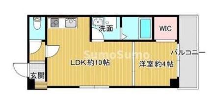 Raffine大阪九条の間取り