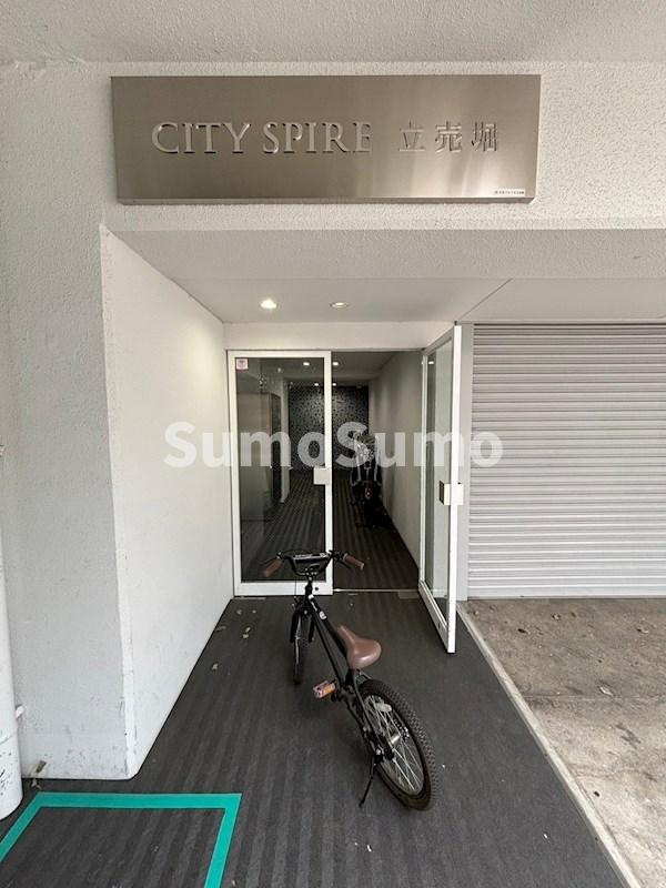 CITY SPIRE立売堀のエントランス|清潔なエントランスです