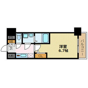 エスリード大阪上本町グリーズの間取り