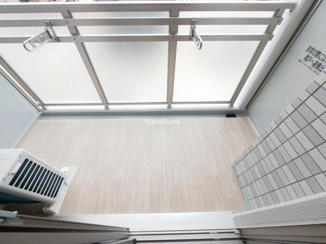 エスリード難波ザ・アークのバルコニー