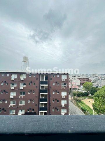 高津橋農住団地　D棟の展望
