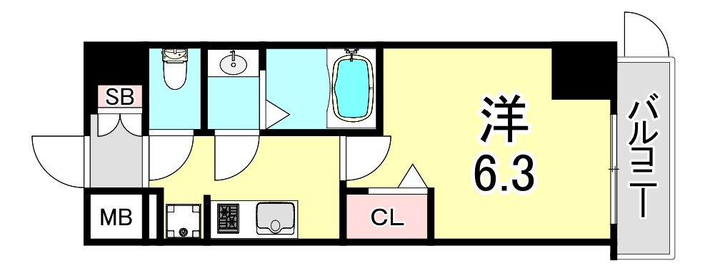 CREST TAPP DITA 神戸西パークフロントの間取り