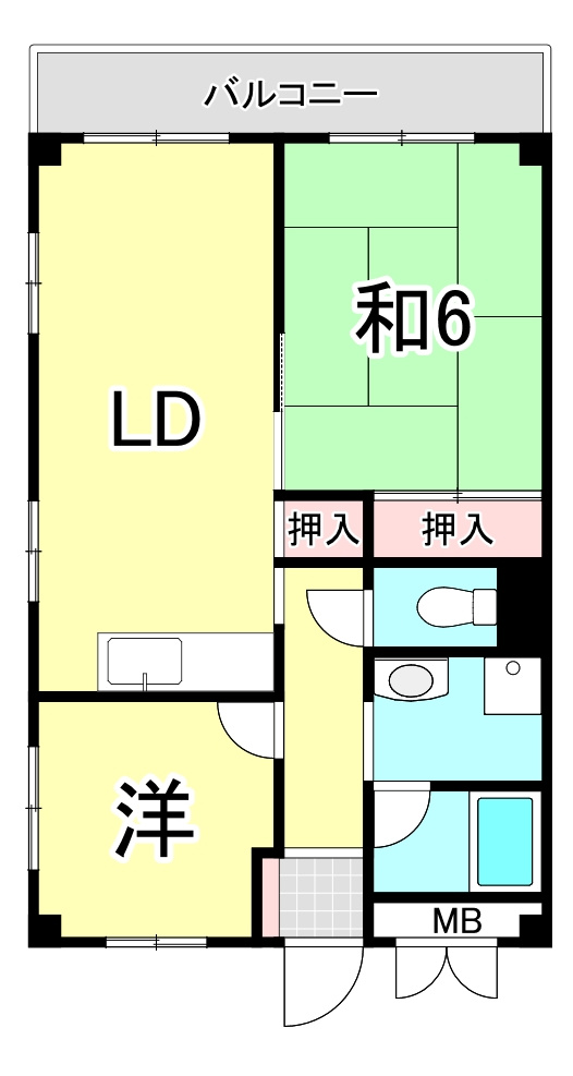 サンパールビルの間取り