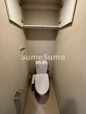 THE MUSIC COURTのトイレ|ゆったりとした空間のトイレです