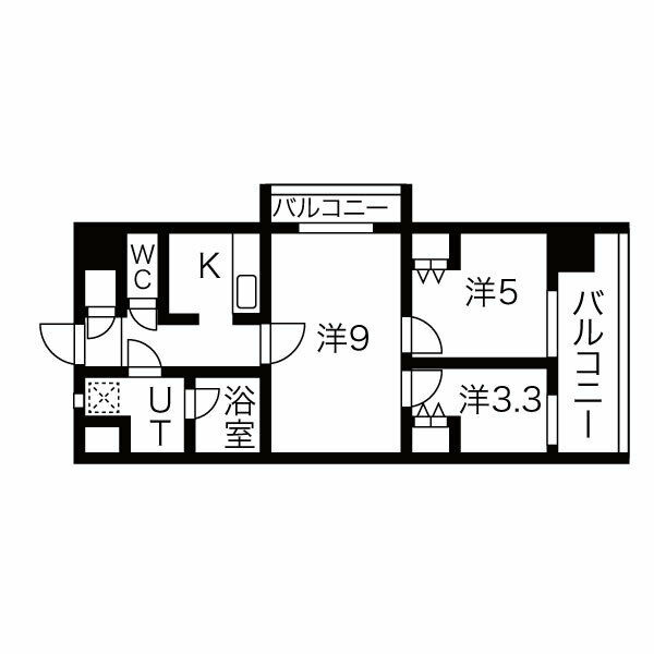 THE MUSIC COURTの間取り