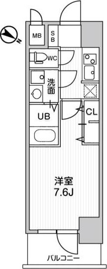 LaDouceur西天満の間取り