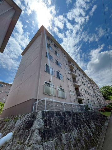 逆瀬川ハイツ6号棟の外観