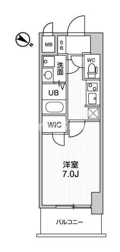 LaDouceur西天満の間取り