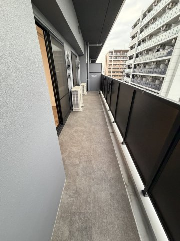 グランセジュール大国町のバルコニー