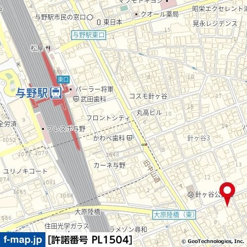 グリーンゲーブルの地図