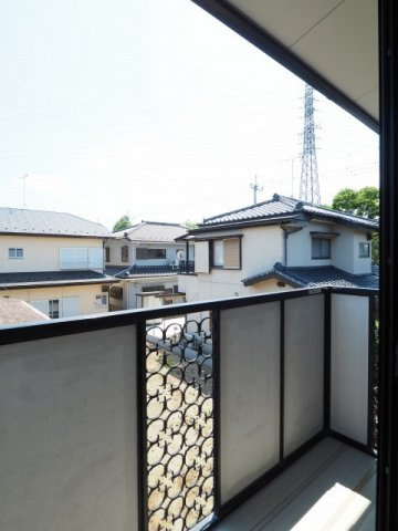 プレ・パルク岩崎Ⅲのバルコニー
