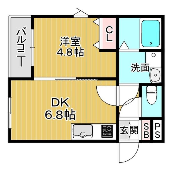 La-Crea塚口本町の間取り