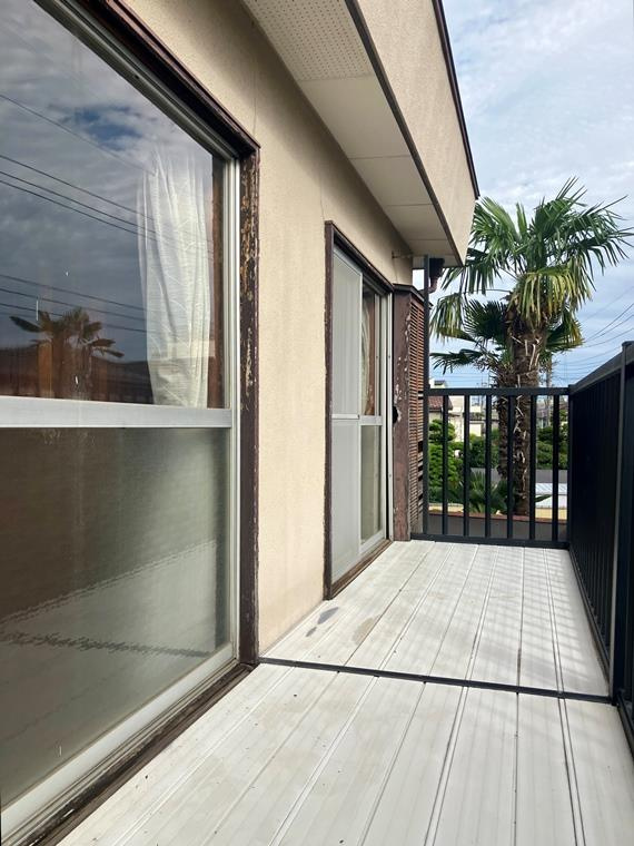 元町戸建のバルコニー