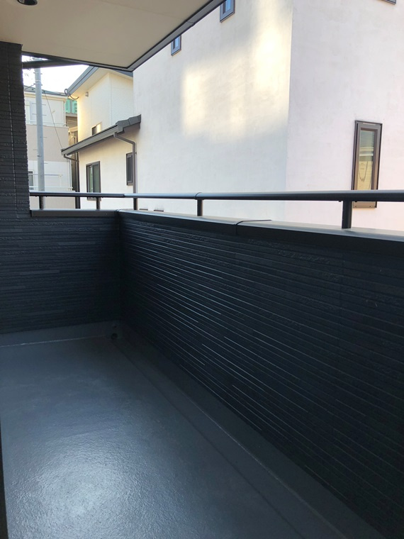 うれし野戸建のバルコニー