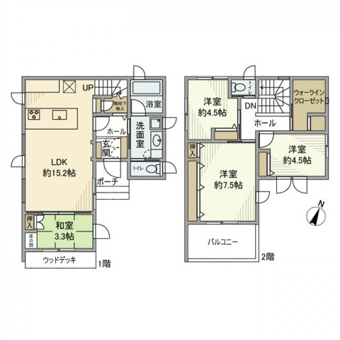 大牧戸建の間取り