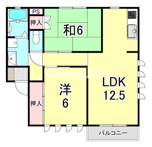 プラム中彦の間取り