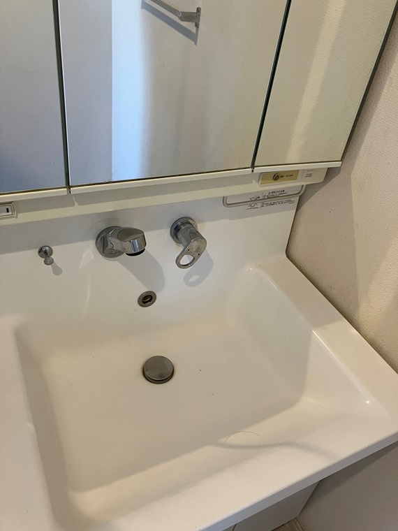 瀬ヶ崎戸建の洗面所