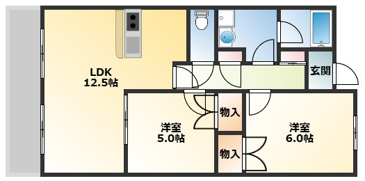 ビューシティー2000の間取り