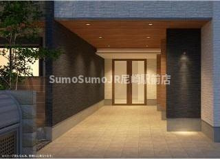 S-MOVE姫島パークサイドのエントランス|毎日通るエントランスはこのようになっています