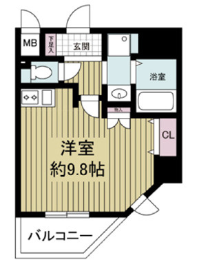 S-RESIDENCE Hommachi Marksの間取り