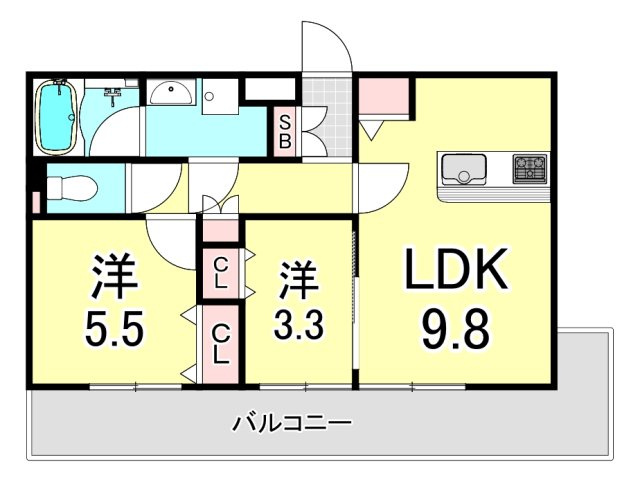 （仮称）門戸厄神・Ｍ社計画の間取り