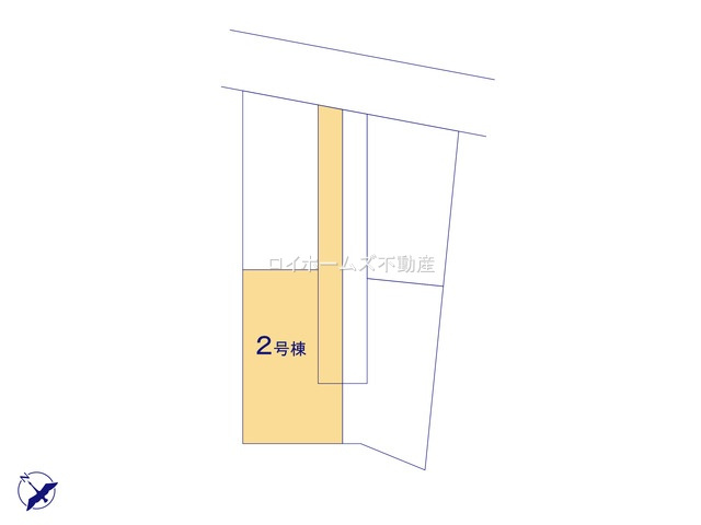 【区画図】 | 名古屋市守山区大字上志段味字茂中443-2『仲介料無料』新築戸建て | 2号棟