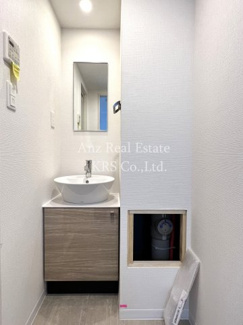 【独立洗面台】 | エスリードレジデンス本町パークフロント | かわいらしい洗面です