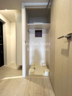 【その他】 | エスリードレジデンス本町パークフロント | 隠せる室内洗濯機置き場です