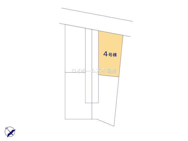 【区画図】 | 名古屋市守山区大字上志段味字茂中443-2『仲介料無料』新築戸建て | 4号棟