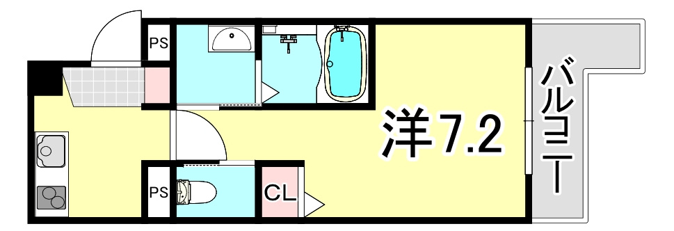 AILE南塚口Ⅱの間取り