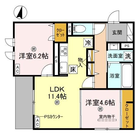 イルソラーレ須磨の間取り
