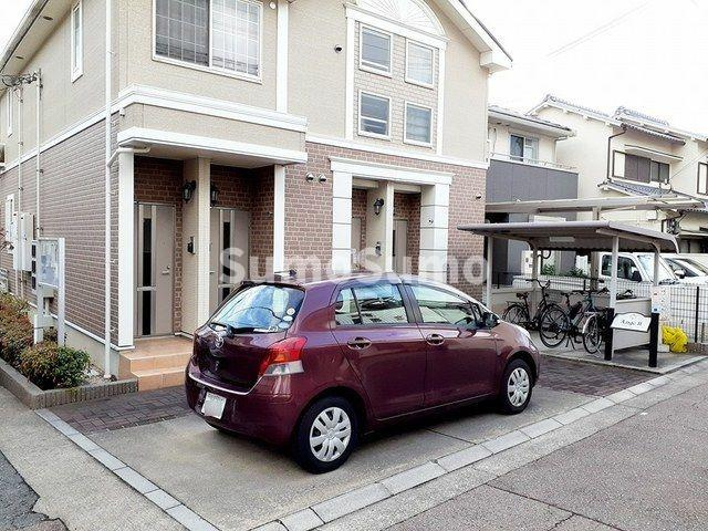 アンジェⅡの駐車場|カースペースがあります