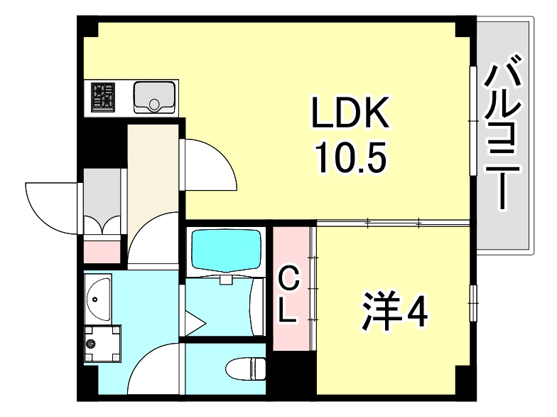 アリビラ六甲の間取り