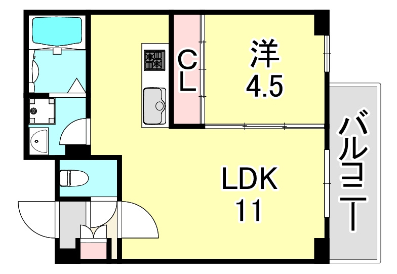 アリビラ六甲の間取り