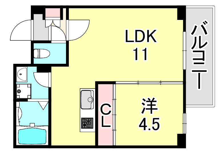 アリビラ六甲の間取り