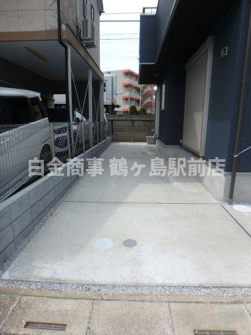 鶴ヶ島市上広谷新築戸建の駐車場