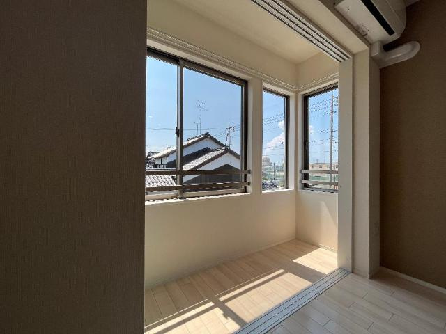 西宮市山口町下山口　アパート新築工事のバルコニー|インナーテラス（イメージ）