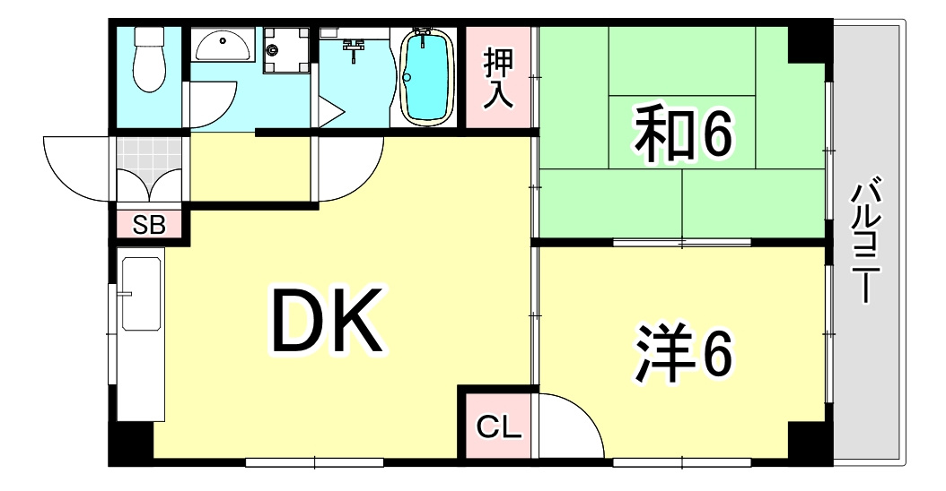 エクセル西宮の間取り