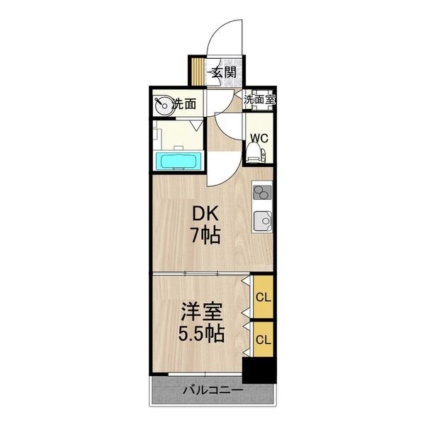 PHOENIX難波EASTの間取り