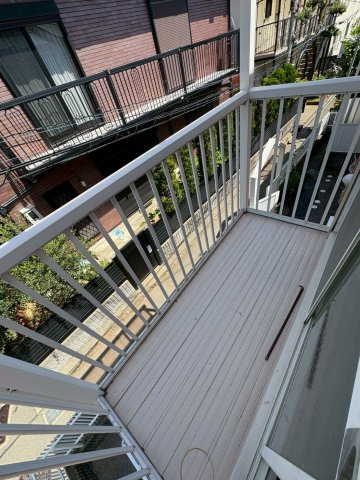 エクレールハイツ須磨浦のバルコニー