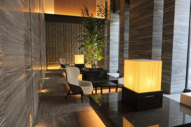 北浜ミッドタワーのエントランス