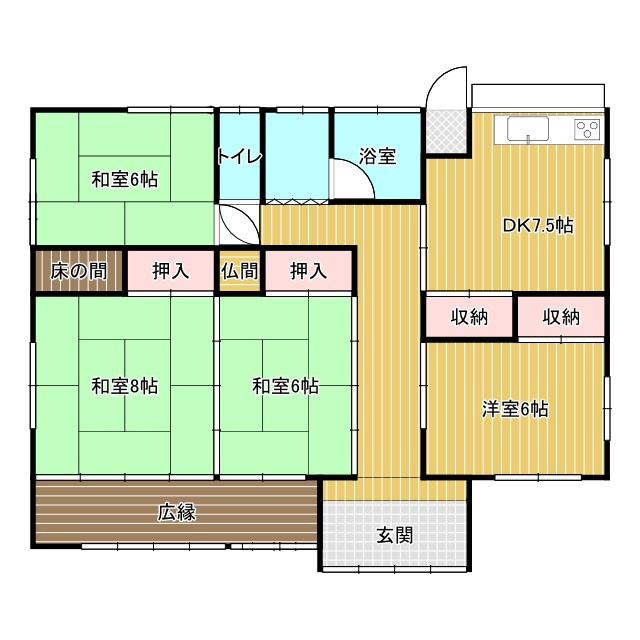 【間取り】の画像