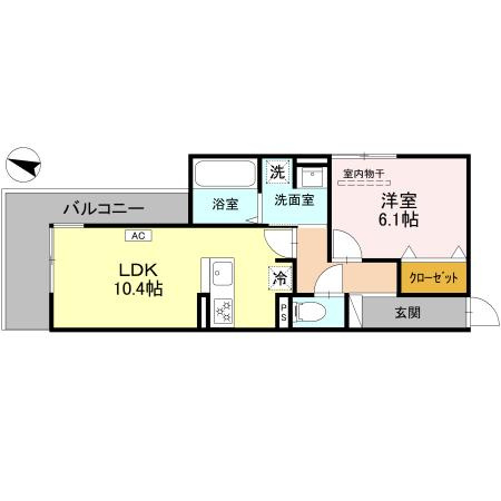 Noble Terrace中山手の間取り