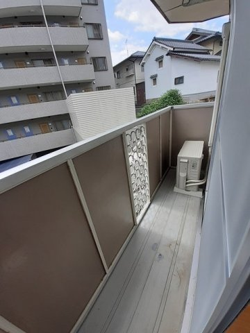 エルディム平田のバルコニー|落ち着いた時間を過ごせるバルコニーです