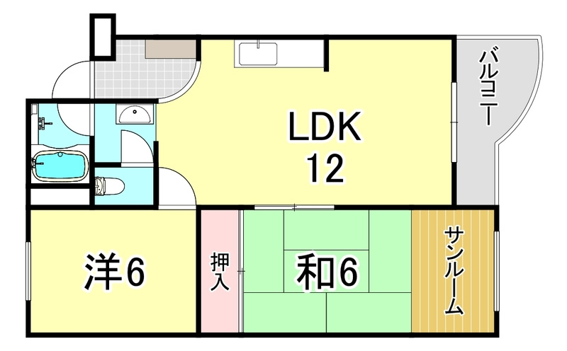ガーデンハイツ鈴蘭の間取り