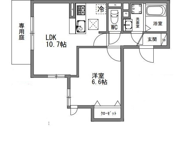 Pista神戸板宿の間取り