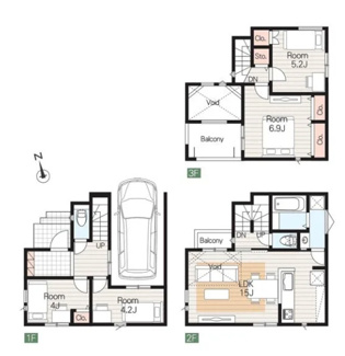  | 【名古屋市昭和区折戸3丁目4−5新築戸建4号棟】✨️仲介手数料無料✨️川原小学校・川名中学校