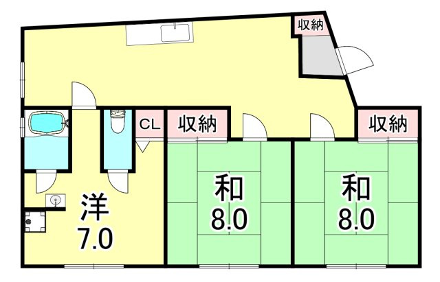 オオタニサンクレバーの間取り