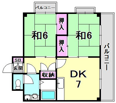 エトワール甲子園の間取り