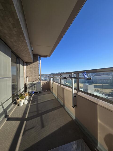 ポレスター潮新町のバルコニー
